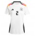 Echipament fotbal Germania Antonio Rudiger #2 Tricou Acasa European 2024 maneca scurta